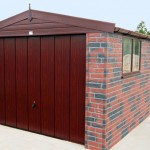 brick effect garage