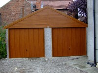 White Rose Buildings | High pitch apex double garage