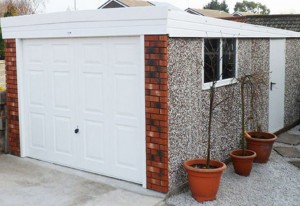 White Rose Buildings | The Royale garage is now available in a Pent roof