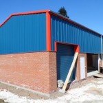 steel building for lawnmower shop