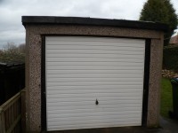 White Rose Buildings | Standard Pent Garage Standard PVC Garage