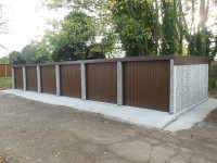 White Rose Buildings | Completed Local Authority Project Batteries of Garages