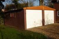 Brick Effect Garage