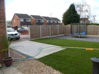 White Rose Buildings | Apex Royale and full garden landscaping Landscaped Back Garden