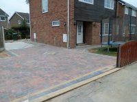 White Rose Buildings | Apex Royale and full garden landscaping Completed Drive and Royale Garage