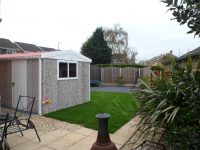 White Rose Buildings | Apex Royale and full garden landscaping Completed Drive and Royale Garage