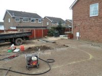 White Rose Buildings | Apex Royale and full garden landscaping Clearing the site