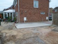 White Rose Buildings | Apex Royale and full garden landscaping New Garage Base