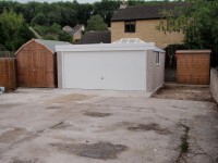 Pent PVC Garages