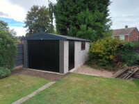 Apex Graphite Concrete Garage
