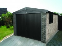 Graphite Concrete Garage