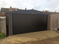 Apex Graphite Concrete Garage