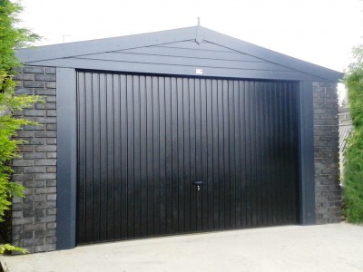 Graphite Concrete Garage