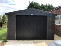Apex Graphite Concrete Garage