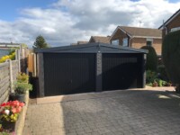 Apex Graphite Concrete Garage