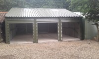 White Rose Buildings | Fully Insulated Triple Garage Insulated Garage