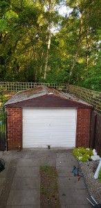 White Rose Buildings | Garage Re Roof for Concrete Sectional Garage Garage Re Roof for Concrete Sectional Garage