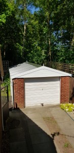 White Rose Buildings | Garage Re Roof for Concrete Sectional Garage Garage Re Roof for Concrete Sectional Garage