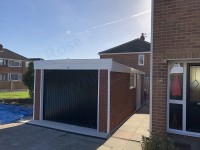 Brick Effect Sectional Garage
