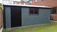 Brick Clad Garage