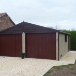 Brick Effect Garage