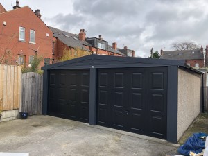 White Rose Buildings | Beautiful Garage Refurbishment & Re-roof Garage Refurbishment