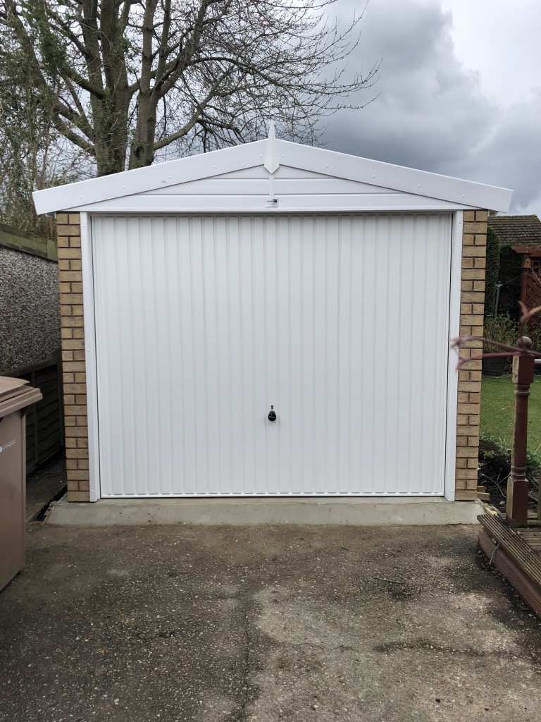 White Rose Buildings | Old Asbestos Garage Removal and New Apex Garage Garage Removal & New Apex Garage