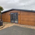 White Rose Buildings | Golden Oak Insulated Building being used as a man cave
