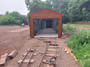 White Rose Buildings | Insulated Garage for Narrow-gauge Train