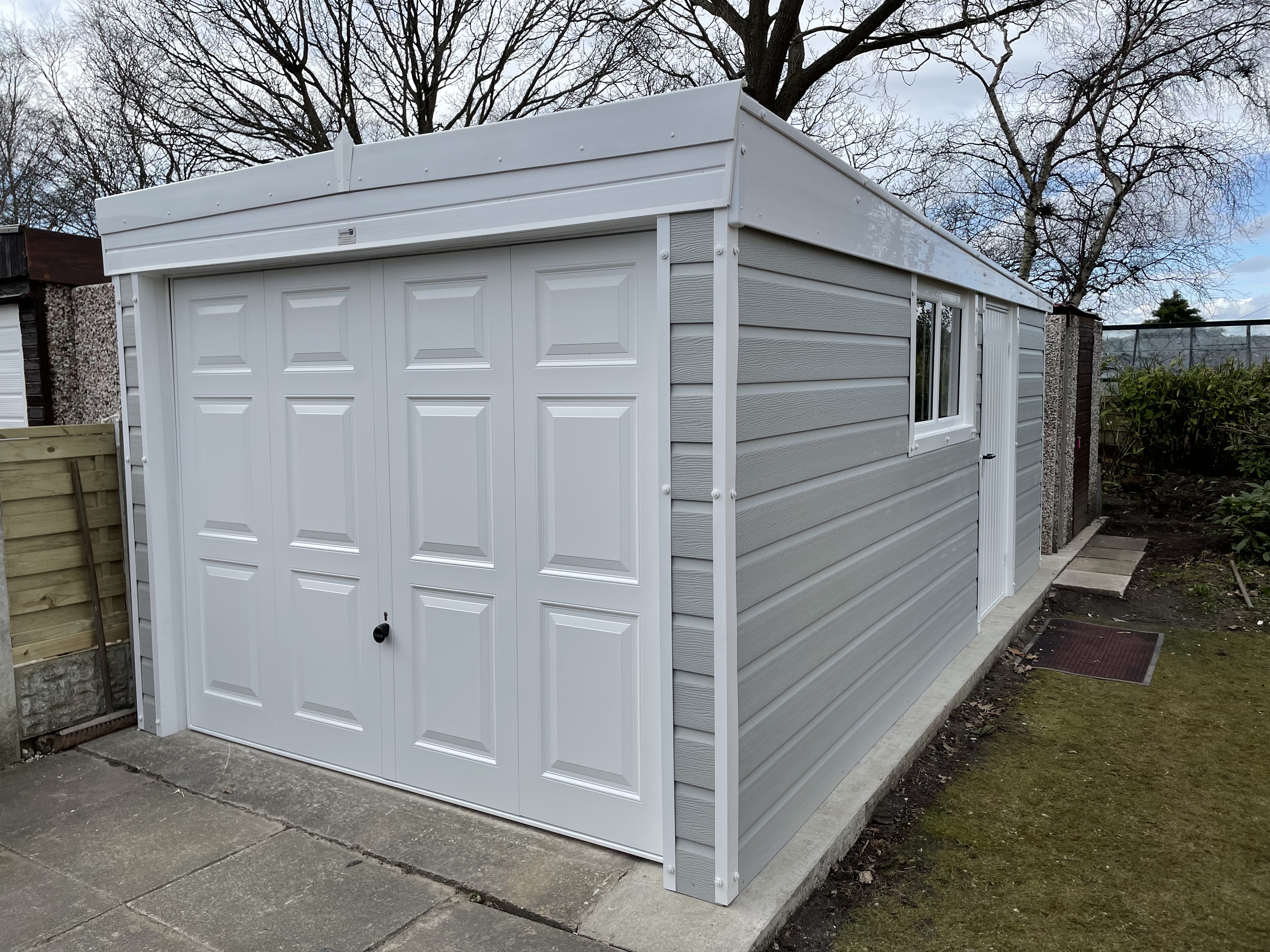 White Rose Buildings | Garage Replacement with Maintenance Free Cladding