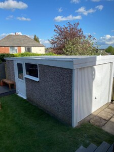 White Rose Buildings | Garage Refurbishment with modern maintenance-free materials White Rose Buildings | Garage Refurbishment with modern maintenance-free materials