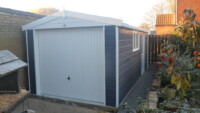 Cladded Concrete Garage
