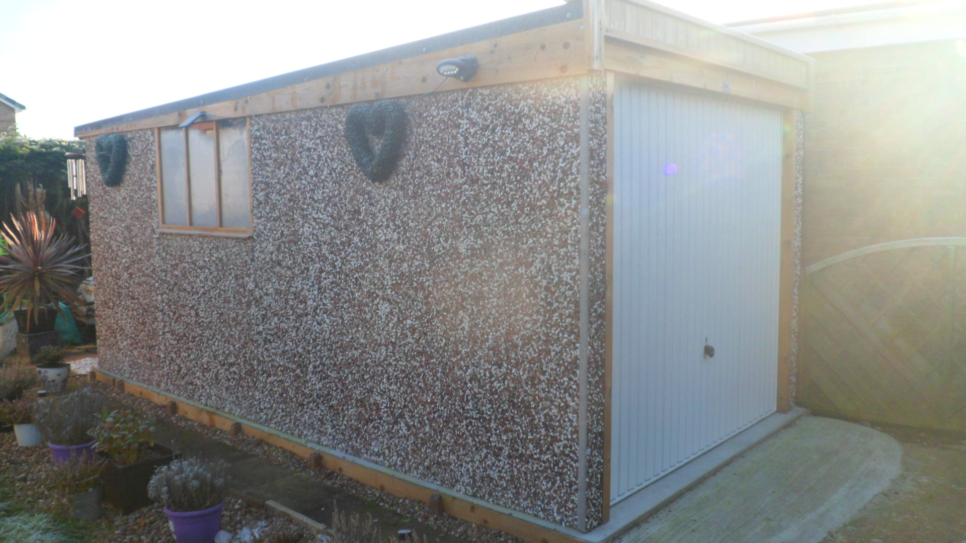 White Rose Buildings | New Pent Standard Garage Replacement Pent prefab garage