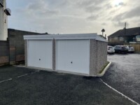 PVC Pent Double Garage