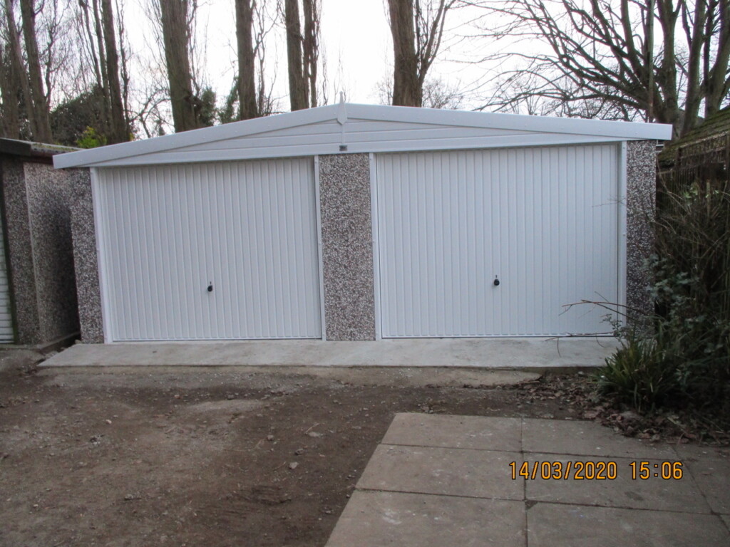 White Rose Buildings | New Apex PVC Double Garage White Rose Buildings | New Apex PVC Double Garage