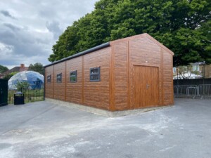 White Rose Buildings | Fully insulated building for College Concrete garage prices