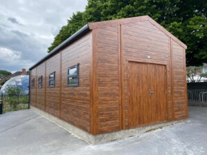 White Rose Buildings | Fully insulated building for College Concrete garage prices