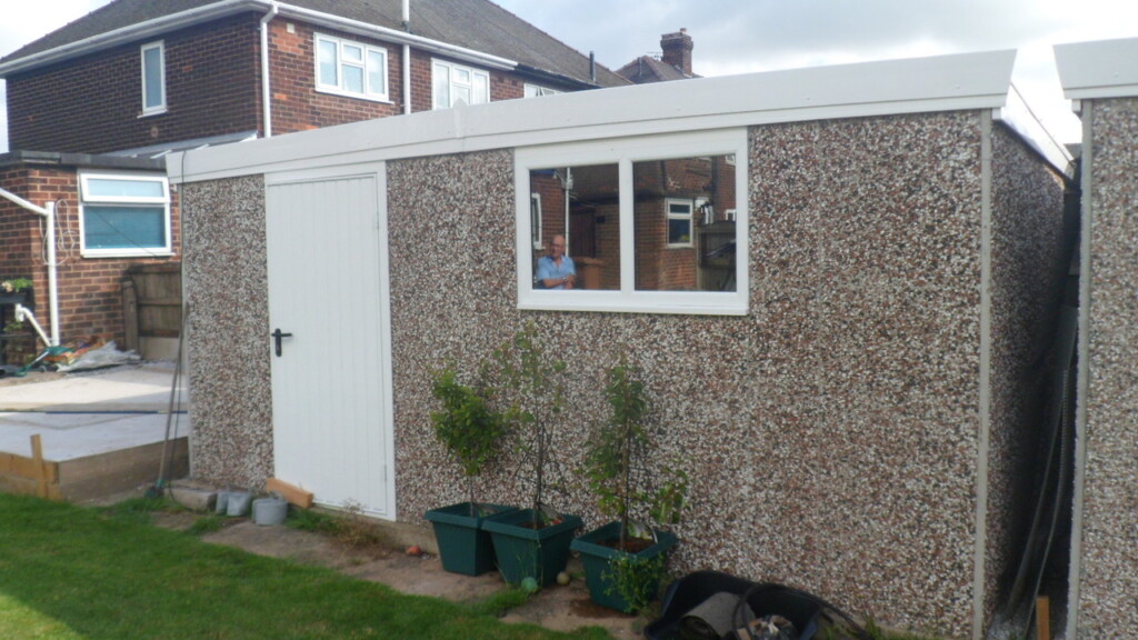 White Rose Buildings | Renovation plus a new build of a concrete shed Concrete garage prices