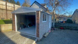 White Rose Buildings | Groundworks and Apex Royale Garage concrete garages