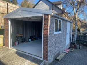 White Rose Buildings | Groundworks and Apex Royale Garage concrete garages