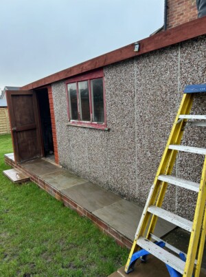 Concrete Prefab Garage Refurbishment