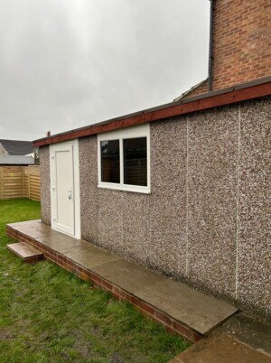 Concrete Prefab Garage Refurbishment