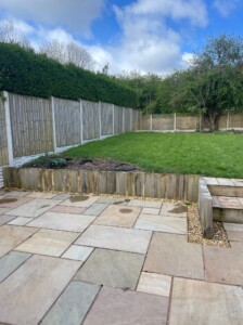 White Rose Buildings | Garden Transformation with Apex Concrete Garage Concrete Garages