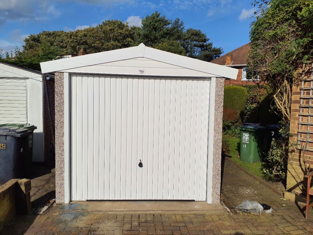 White Rose Buildings | New PVC Apex Garage Apex Concrete Garage