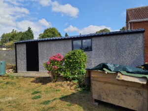 White Rose Buildings | Dismantle, New Concrete Base & Fitting an Apex Graphite White Rose Buildings | Dismantle, New Concrete Base & Fitting an Apex Graphite