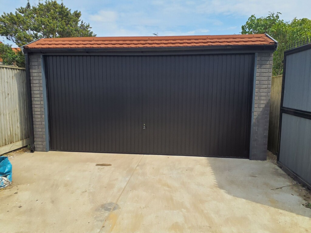 White Rose Buildings | Graphite Double Garage Duchess Graphite garage