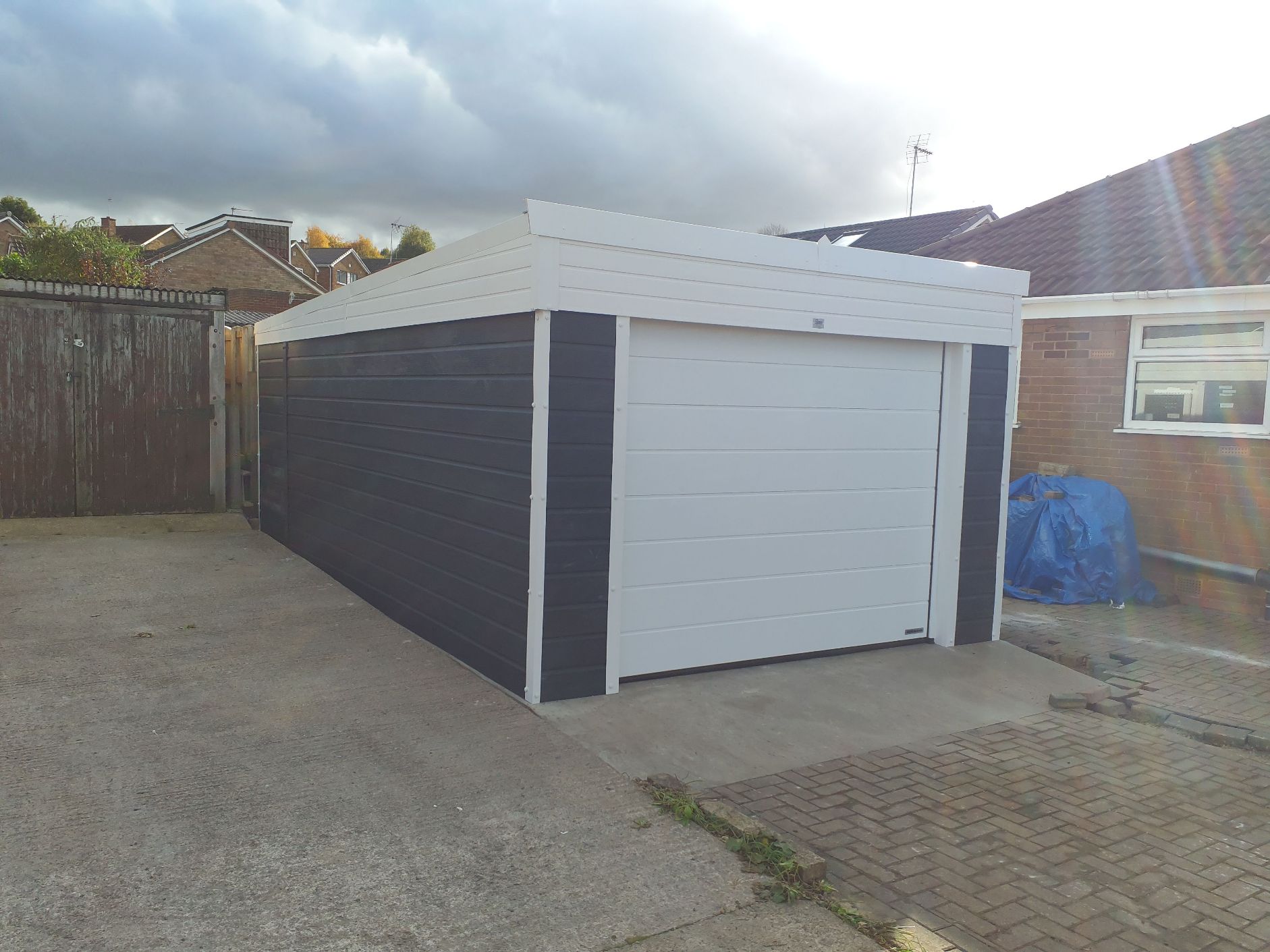 White Rose Buildings | Knight Royale Garage Pent Knight Prefab Garage