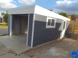 White Rose Buildings | Knight Royale Garage Pent Knight Prefab Garage