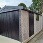 White Rose Buildings | 16 x 9' - Apex Graphite Garage