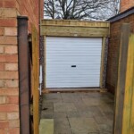 White Rose Buildings | Install of a Standard Pent Lean-to Concrete Garage with Upgrades